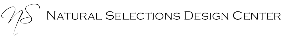 Natural Selections Design Center Print Logo