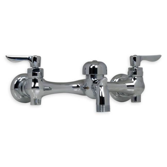 American Standard Wall-Mount Service Sink Faucet With 3-Inch Vacuum Breaker Spout