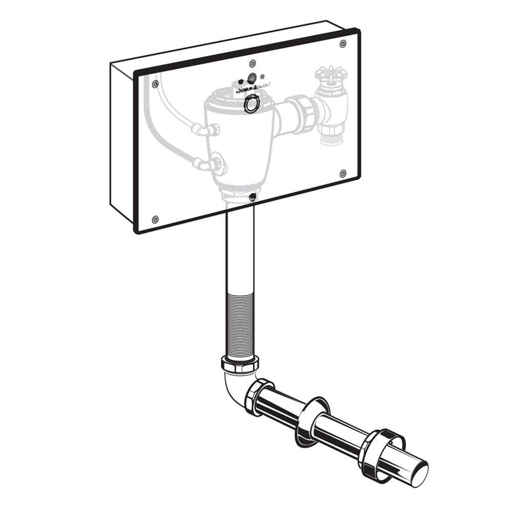 American Standard Ultima™ Selectronic Concealed Toilet Flush Valve with Wall Box, Base Model, Piston-Type, 1.28 gpf/4.8 Lpf