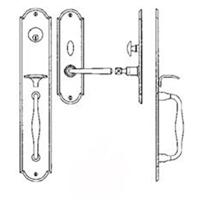 Bouvet Entrance Handle Set - Trim set without mechanism