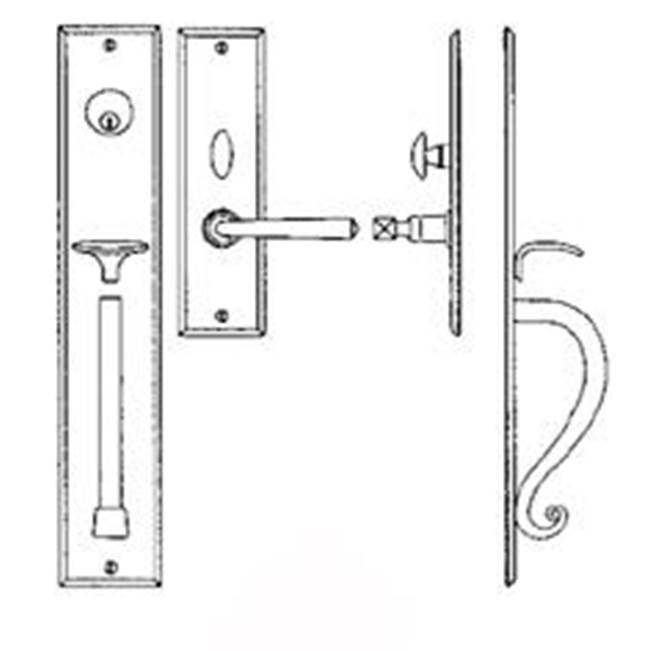 Bouvet Entrance Handle Set - Trim set without mechanism
