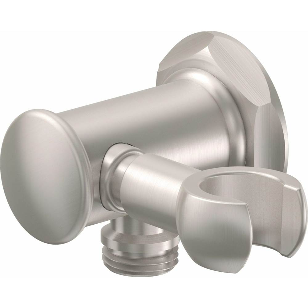 California Faucets Decorative Supply Elbow with Swivel Handshower Holder - Hex Base