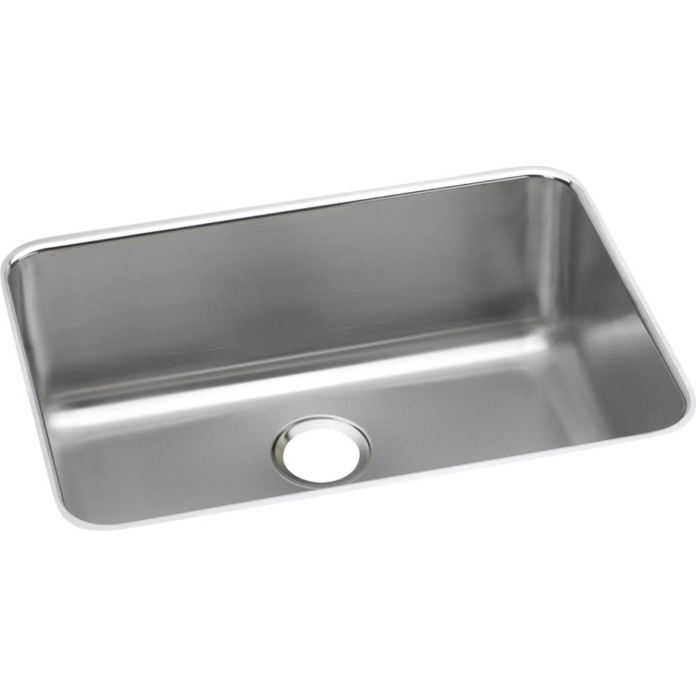 Elkay Lustertone Classic Stainless Steel 26-1/2'' x 18-1/2'' x 10'', Single Bowl Undermount Sink