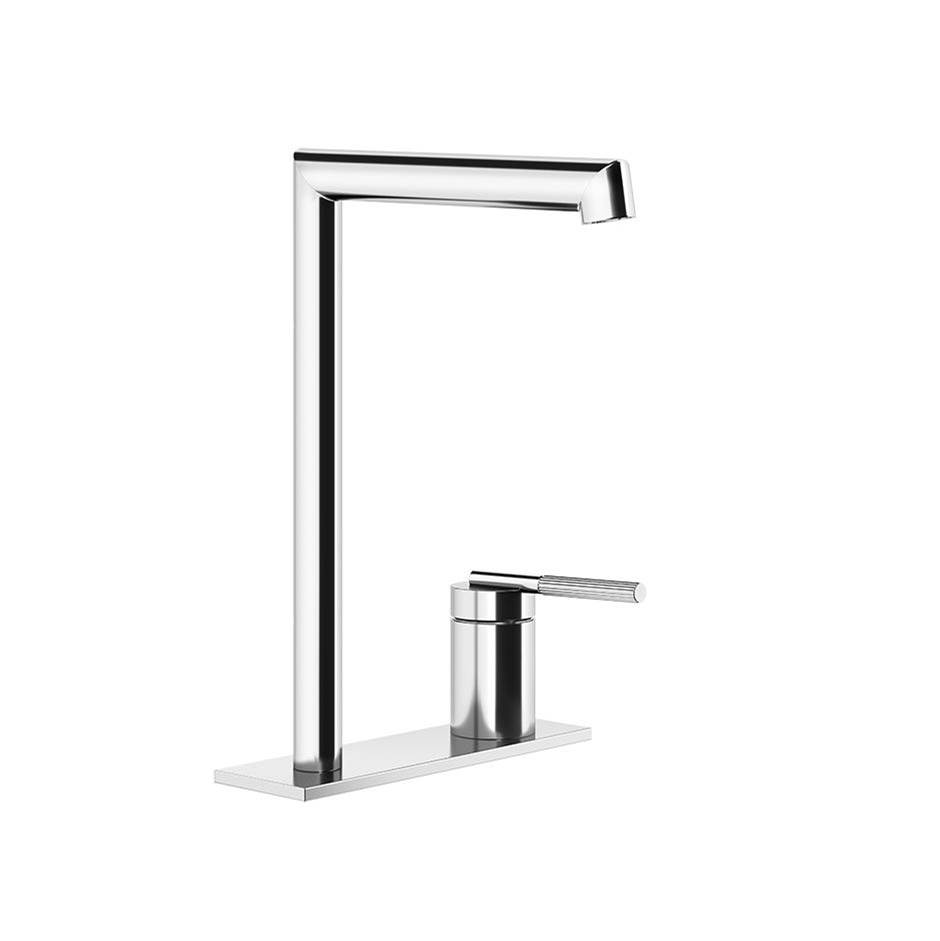 Gessi Deck-Mounted High Version Washbasin Mixer With Separate Control Without Pop-Up Assembly