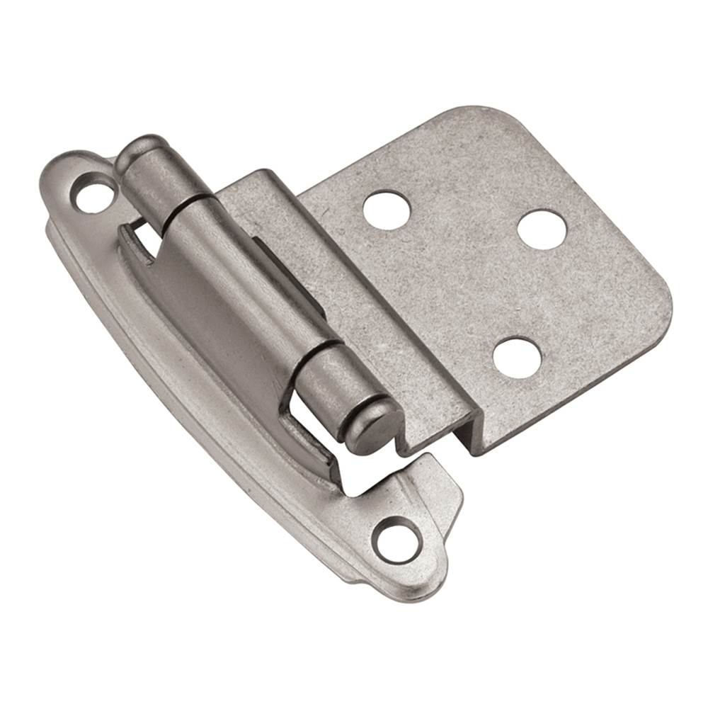 Hickory Hardware Hinge 3/8 Inch Inset Surface Face Frame Self-Close (2 Pack)