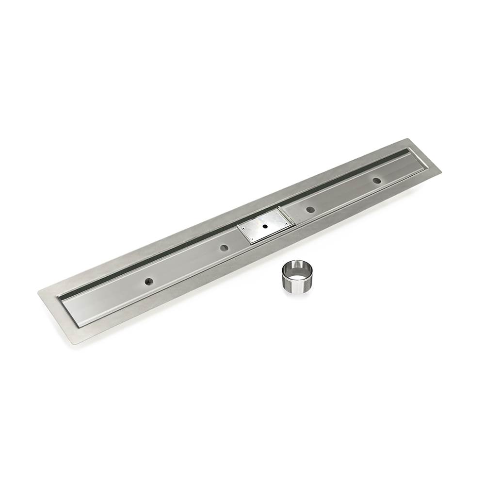 Infinity Drain 42'' Slot Drain Channel only for FCB Series with 2'' Threaded Outlet
