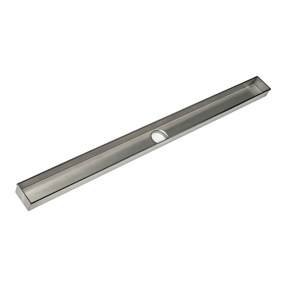 Infinity Drain 60'' Fixed Channel for FXTIF 65 in Polished Stainless