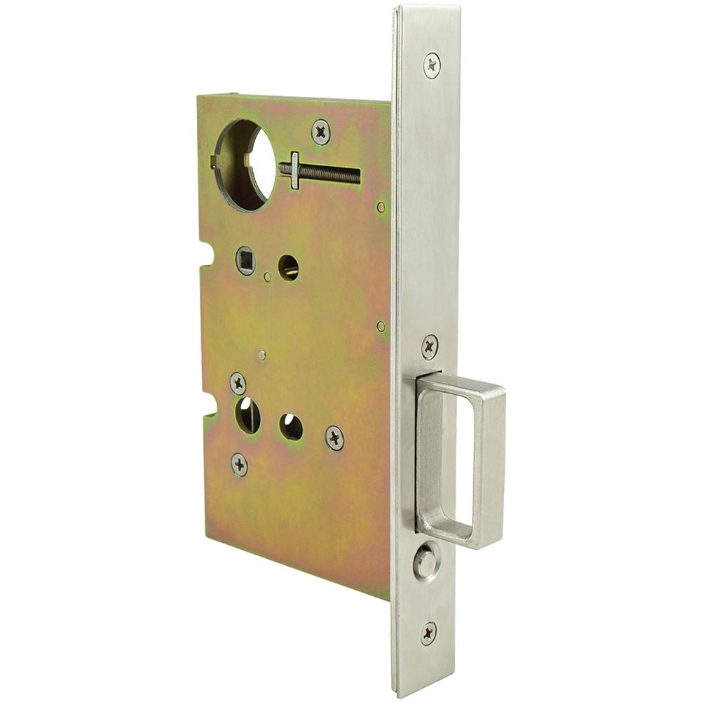 INOX 8010 Pocket Lock Passage, FH32 Trim, US3