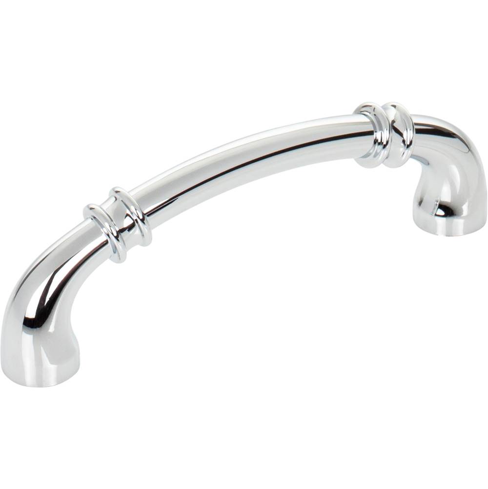 Jeffrey Alexander 96 mm Center-to-Center Polished Chrome Marie Cabinet Pull