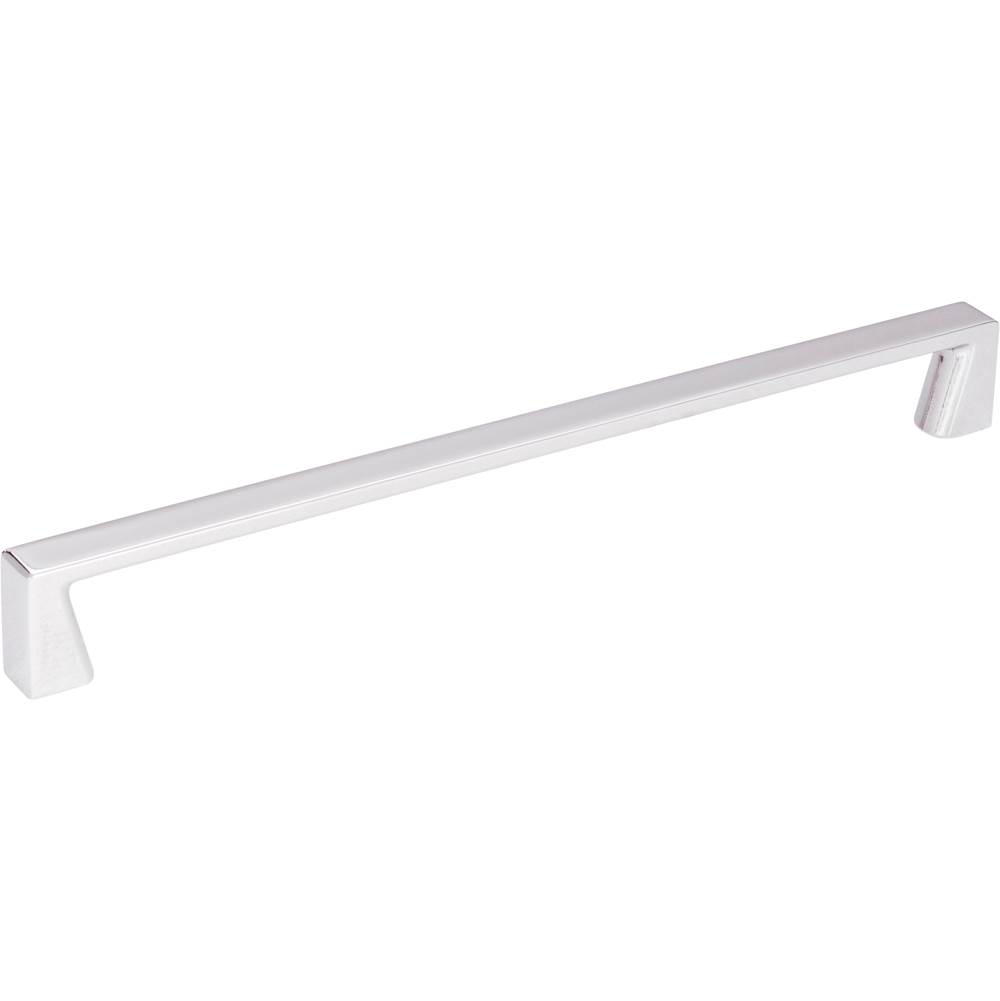 Jeffrey Alexander 224 mm Center-to-Center Polished Chrome Square Boswell Cabinet Pull
