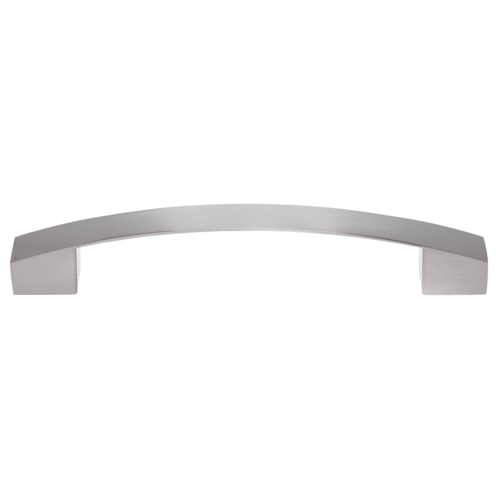 JVJ Hardware Newport Collection Satin Nickel 128 mm c/c Drooped Pull, Composition Zamac