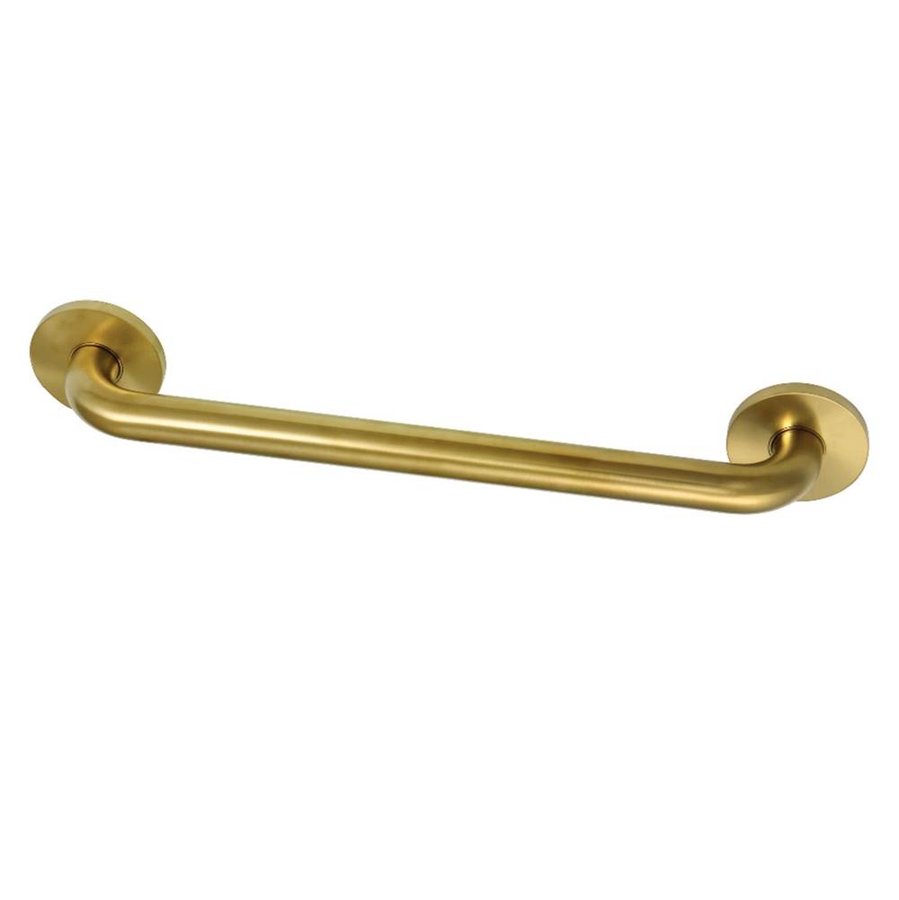 Kingston Brass Silver Sage 18-Inch X 1-1/4-Inch OD ADA Grab Bar, Brushed Brass