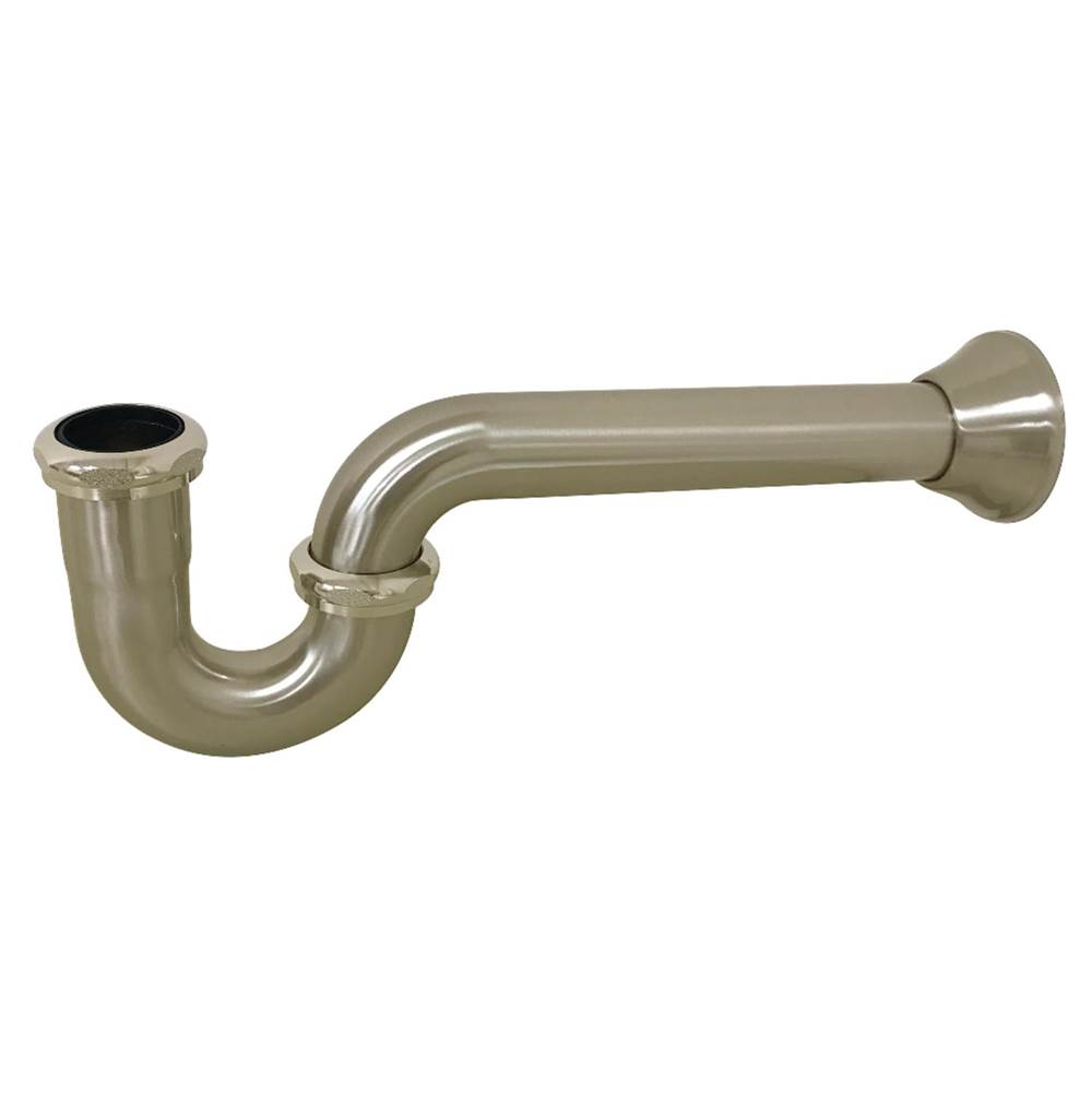 Kingston Brass Fauceture Vintage 1-1/2 Inch Decor P-Trap, Brushed Nickel