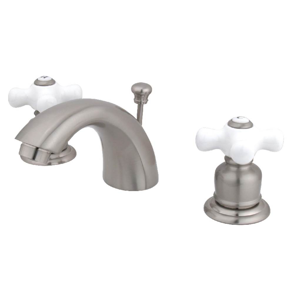 Kingston Brass Victorian Mini-Widespread Bathroom Faucet, Brushed Nickel