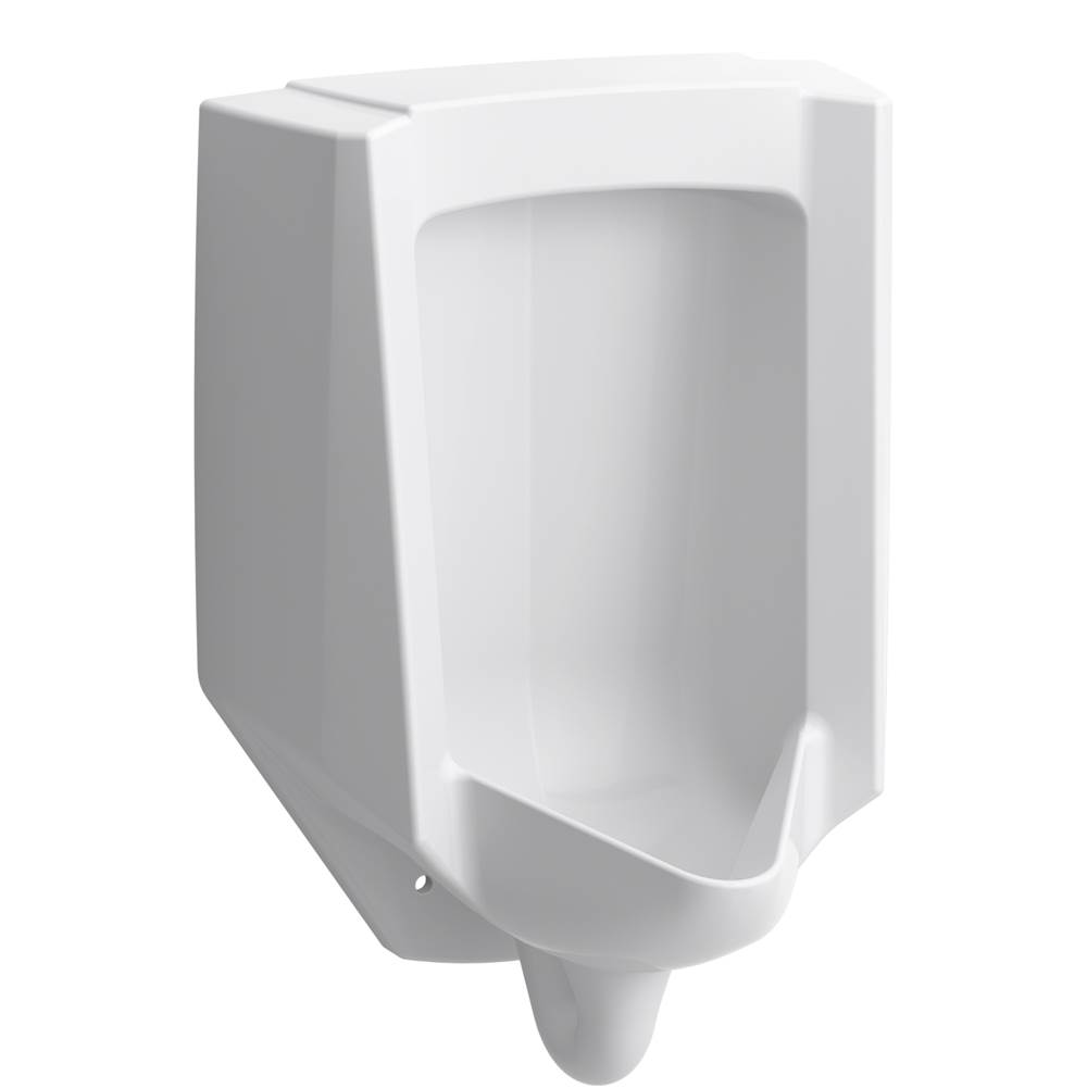 Kohler Bardon™ High-Efficiency Urinal (HEU), washdown, wall-hung, 0.125 gpf to 1.0 gpf, rear spud, antimicrobial