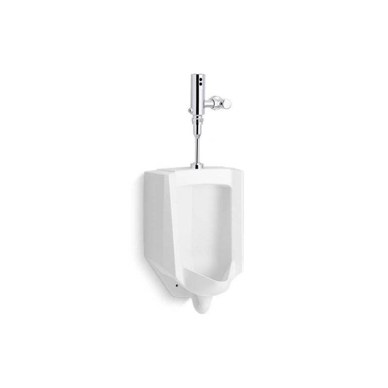 Kohler Bardon™ High-efficiency urinal with Mach® Tripoint® touchless DC 0.125 gpf flushometer