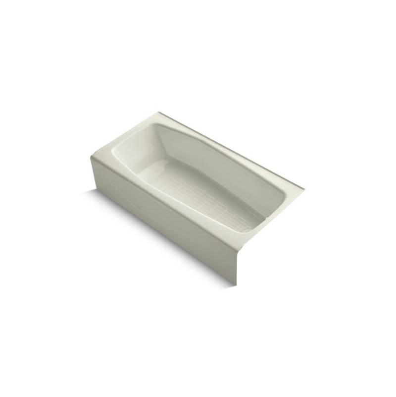 Kohler Villager® 60'' x 30-1/4'' alcove bath with integral apron and right-hand drain