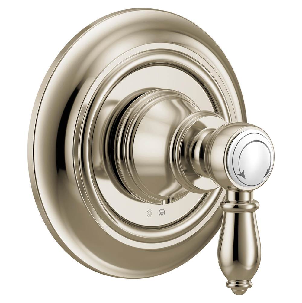 Moen Weymouth 1-Handle M-CORE Transfer Valve Trim Kit in Polished Nickel (Valve Sold Separately)