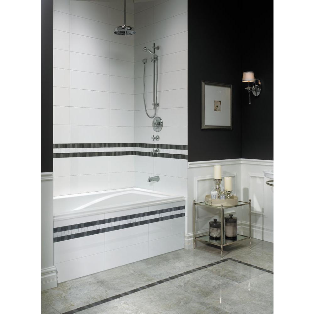Neptune DELIGHT bathtub 36x66 with Tiling Flange, Right drain, Activ-Air, White