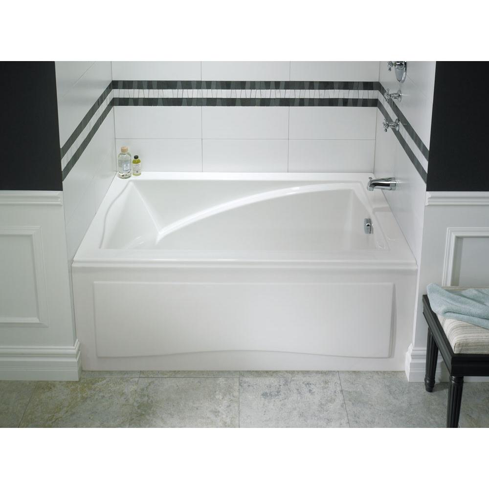 Neptune DELIGHT bathtub 36x72 with Tiling Flange, Right drain, Black