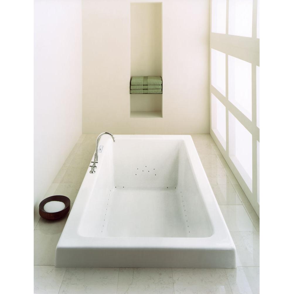 Neptune ZEN bathtub 36x72 with armrests and 2'' top lip, Mass-Air/Activ-Air, White