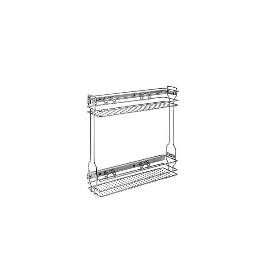 Rev-A-Shelf Two-Tier Side Mount Pull Out Steel Wire Organizer