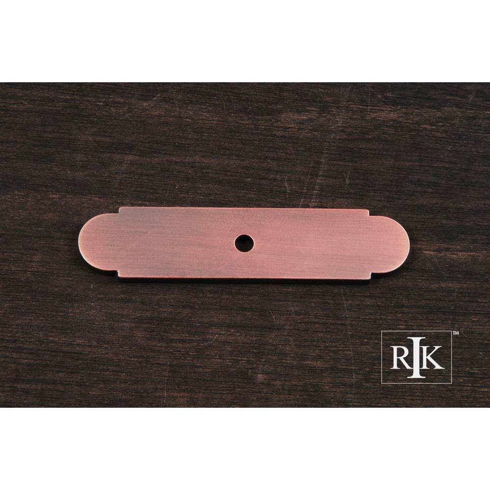 RK International Small Backplate with One Hole