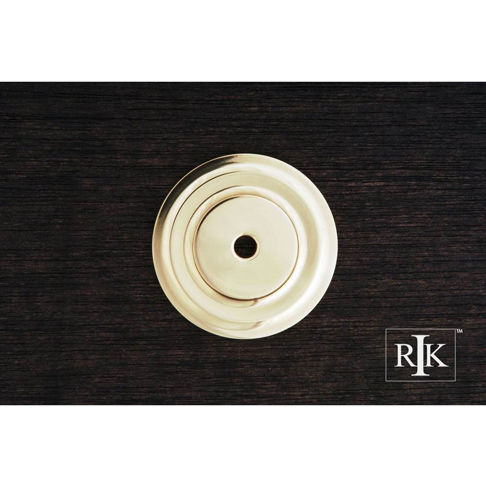 RK International Plain Single Hole Backplate