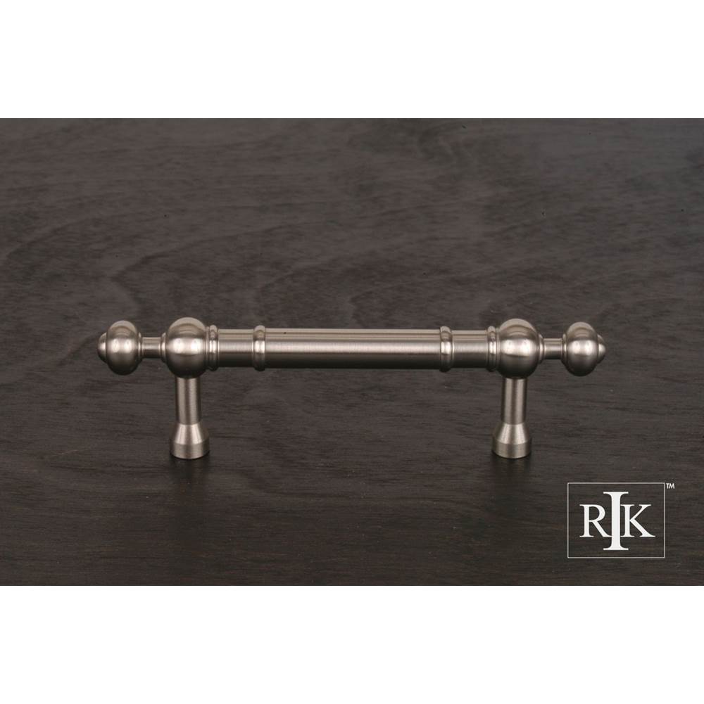 RK International 3'' c/c Plain Pull with Decorative Ends