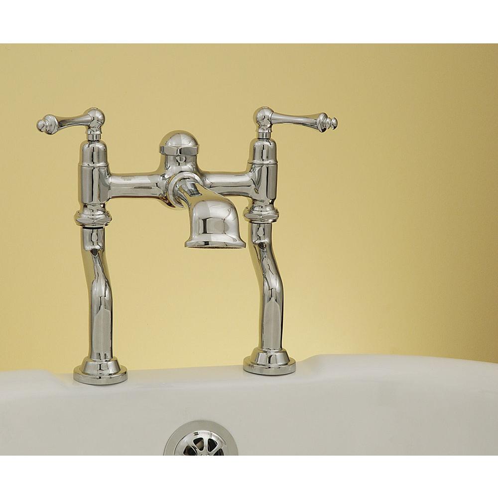 Strom Living Chrome Deck Mount Faucet W/Lever Handles-Tub Filler Only