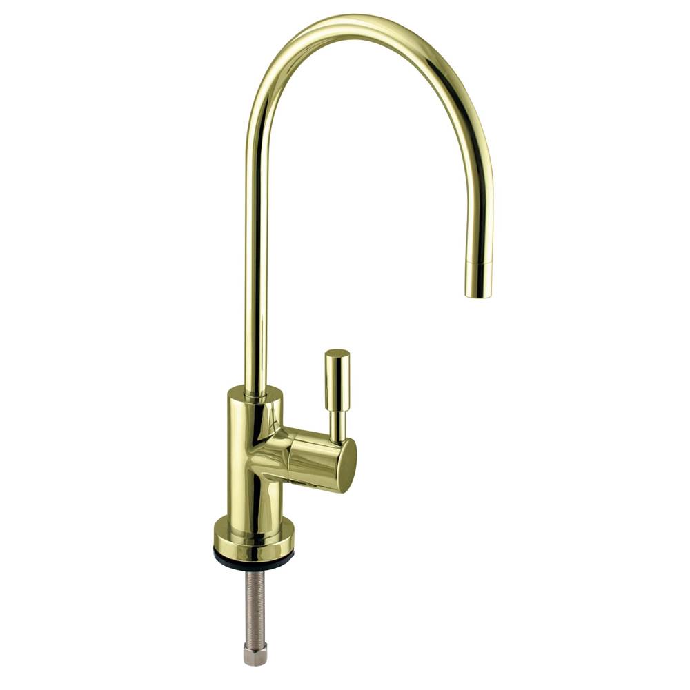 Westbrass Contemporary 11 in. Cold Water Dispenser in Polished Brass